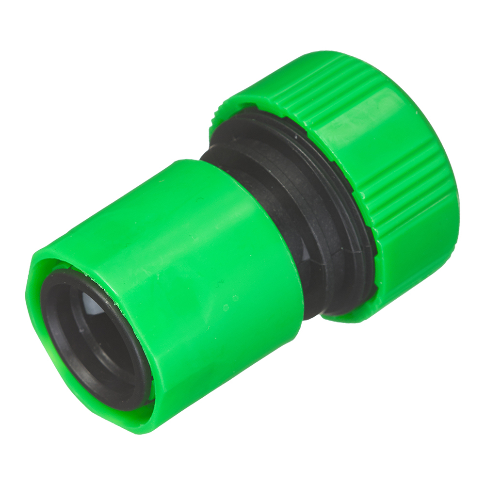 Коннектор 3/4 для шланга Оазис пластиковый с аквастопом (011851)