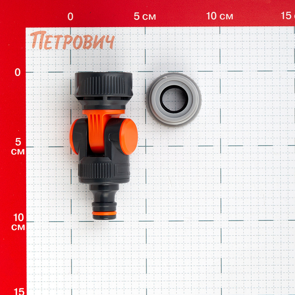 Адаптер 3/4х1 для крана Daewoo пластиковый поворотный (DWC 1825)