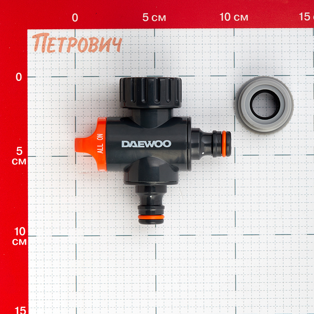 Разветвитель 3/4х1 для шланга Daewoo пластиковый (DWC 1219)