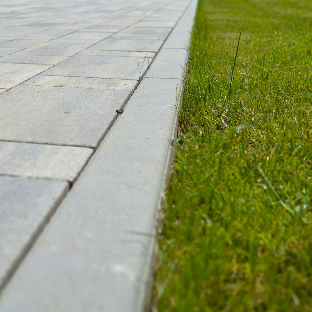 Бордюр тротуарный вибропрессованный 1000х200х80 мм серый