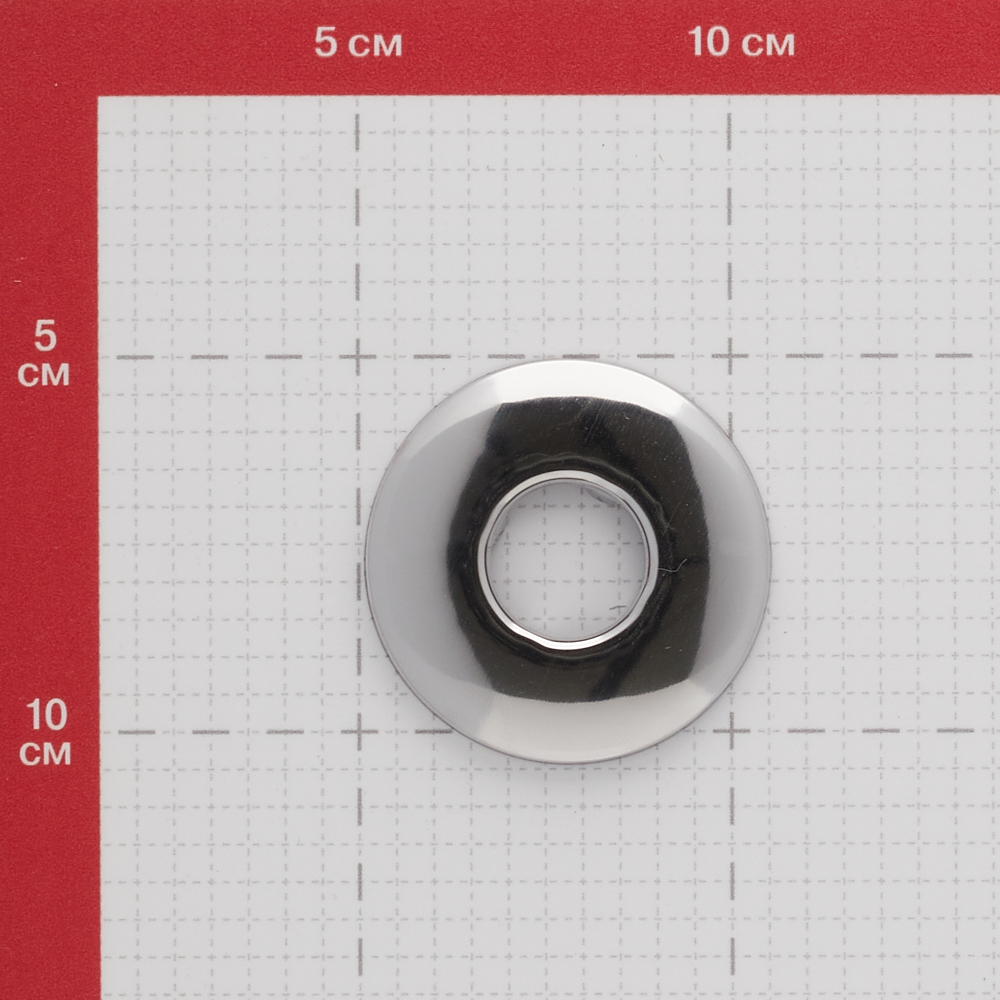 Отражатель декоративный для полотенцесушителя 1/2 d52 мм плоский хром