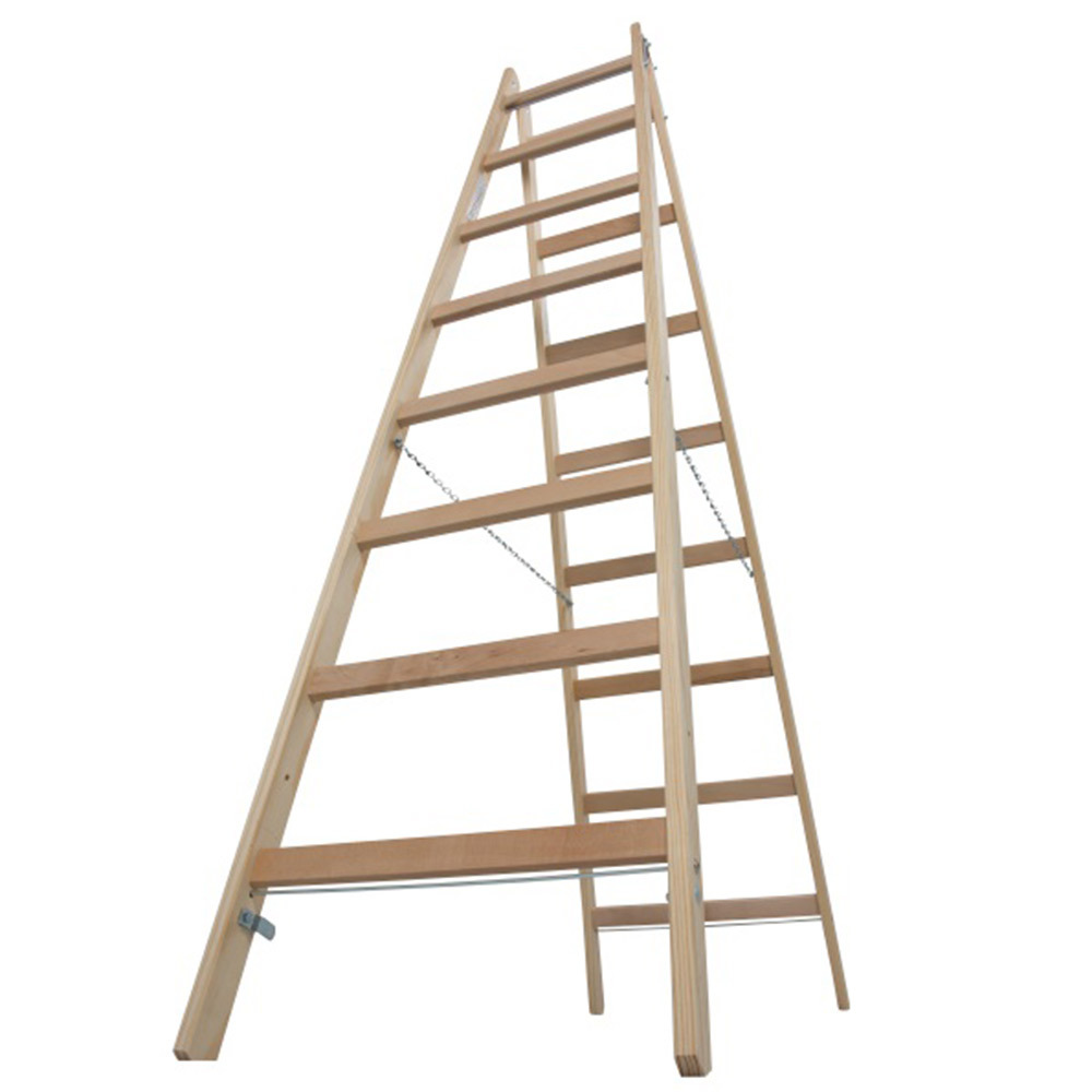 Стремянка деревянная 8 ступеней 1,50 м Krause