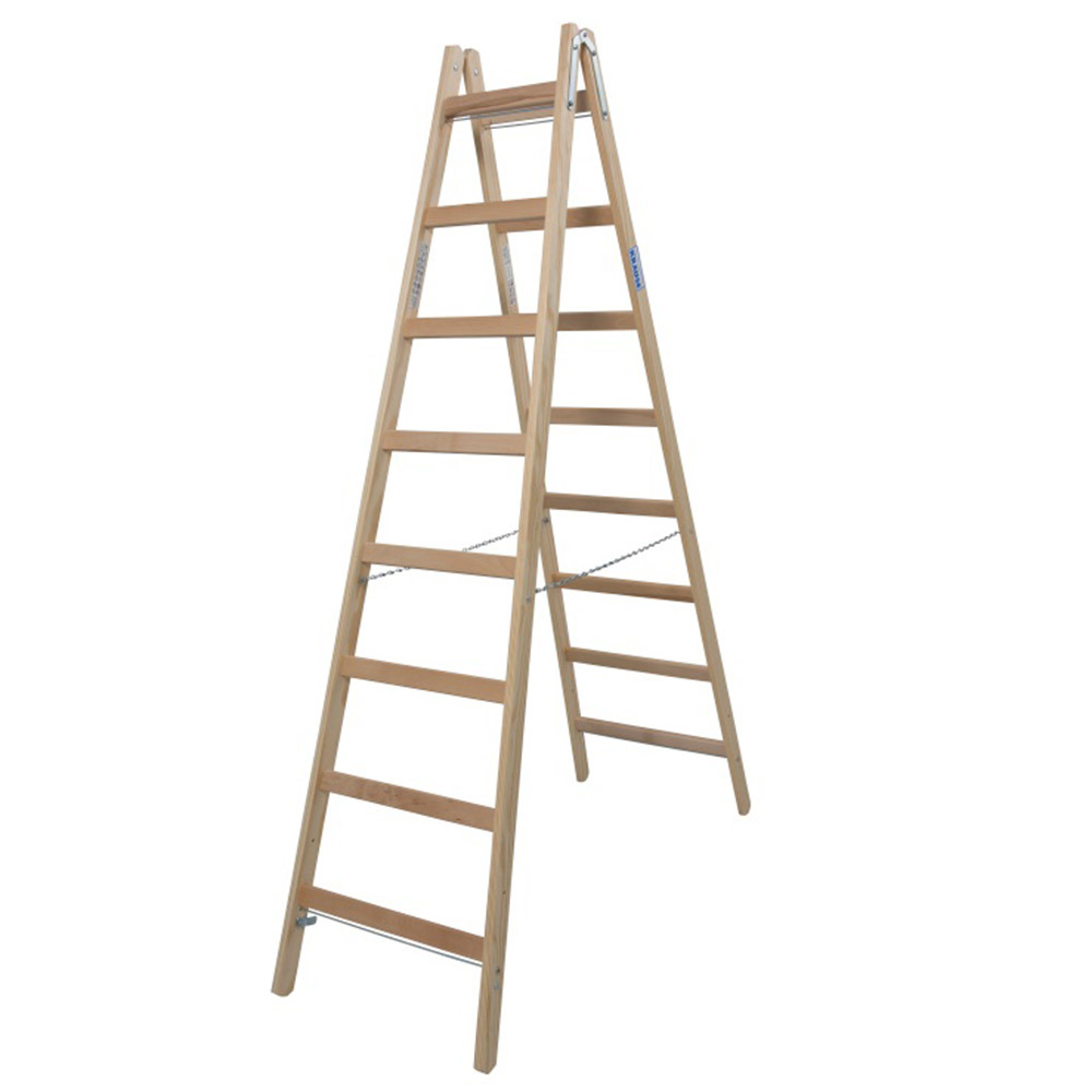 Стремянка деревянная 8 ступеней 1,50 м Krause