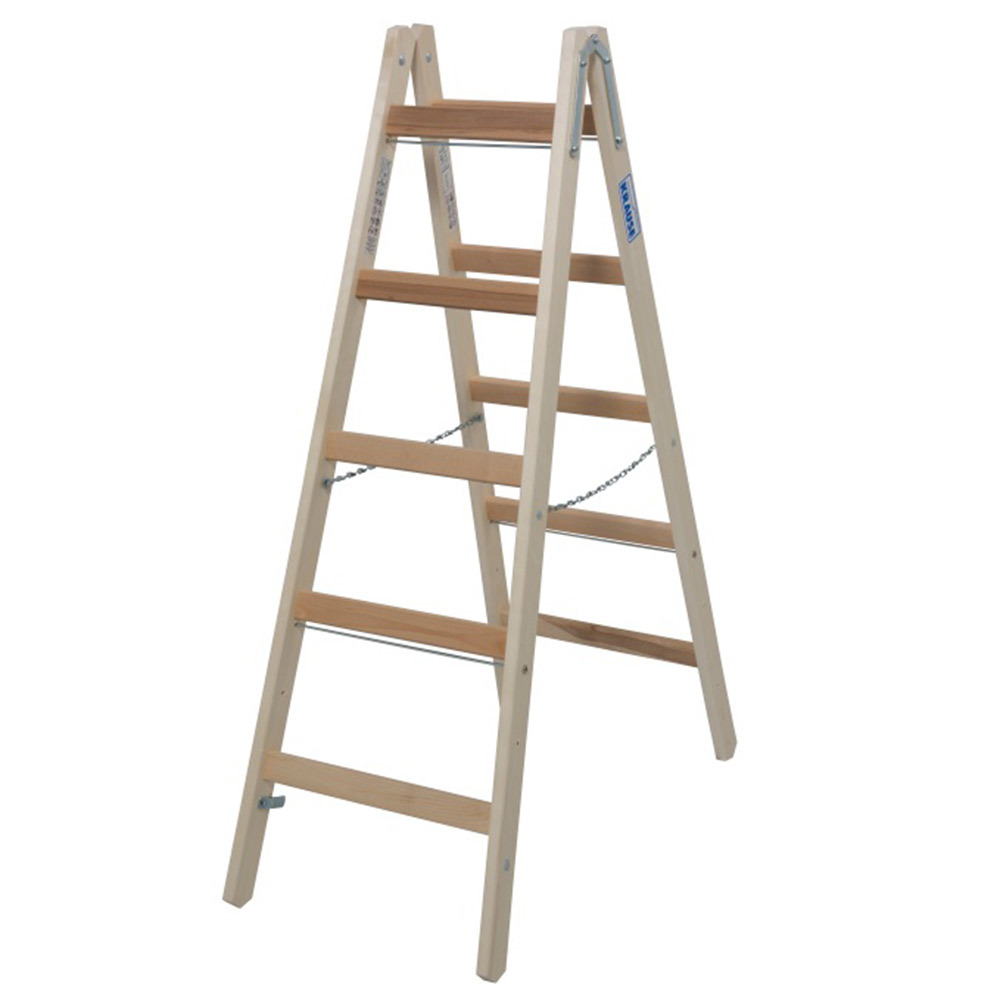Стремянка деревянная 5 ступеней 0,75 м Krause