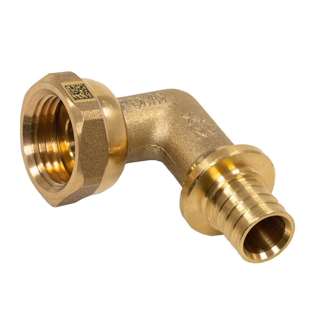 Угол Рехау MX 16 мм х 1/2 ВР(г) с накидной гайкой (11097221001)