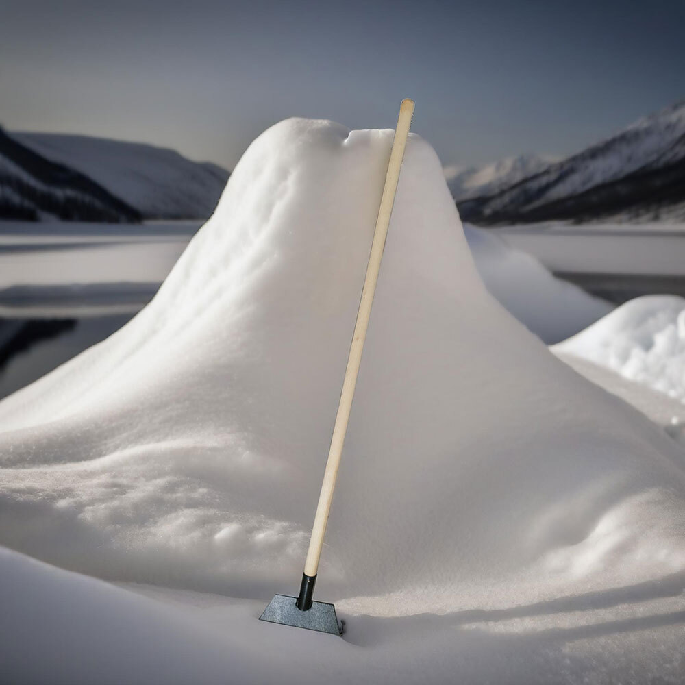 Ледоруб с деревянным черенком 200х1300 мм (100415-1)