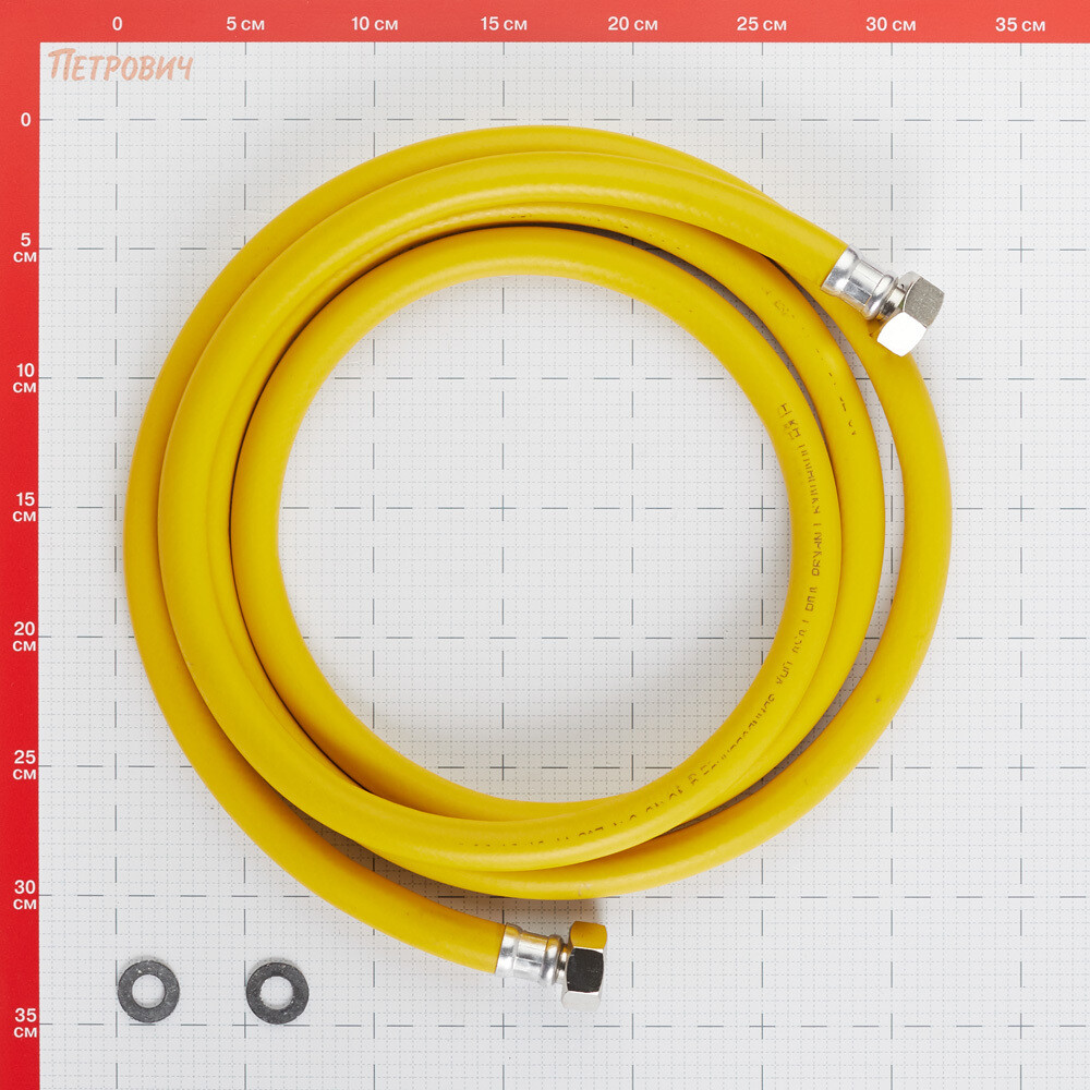 Шланг для газа ПВХ армированный Elka 3/4 ВР(г) х 3/4 ВР(г) 300 см желтый