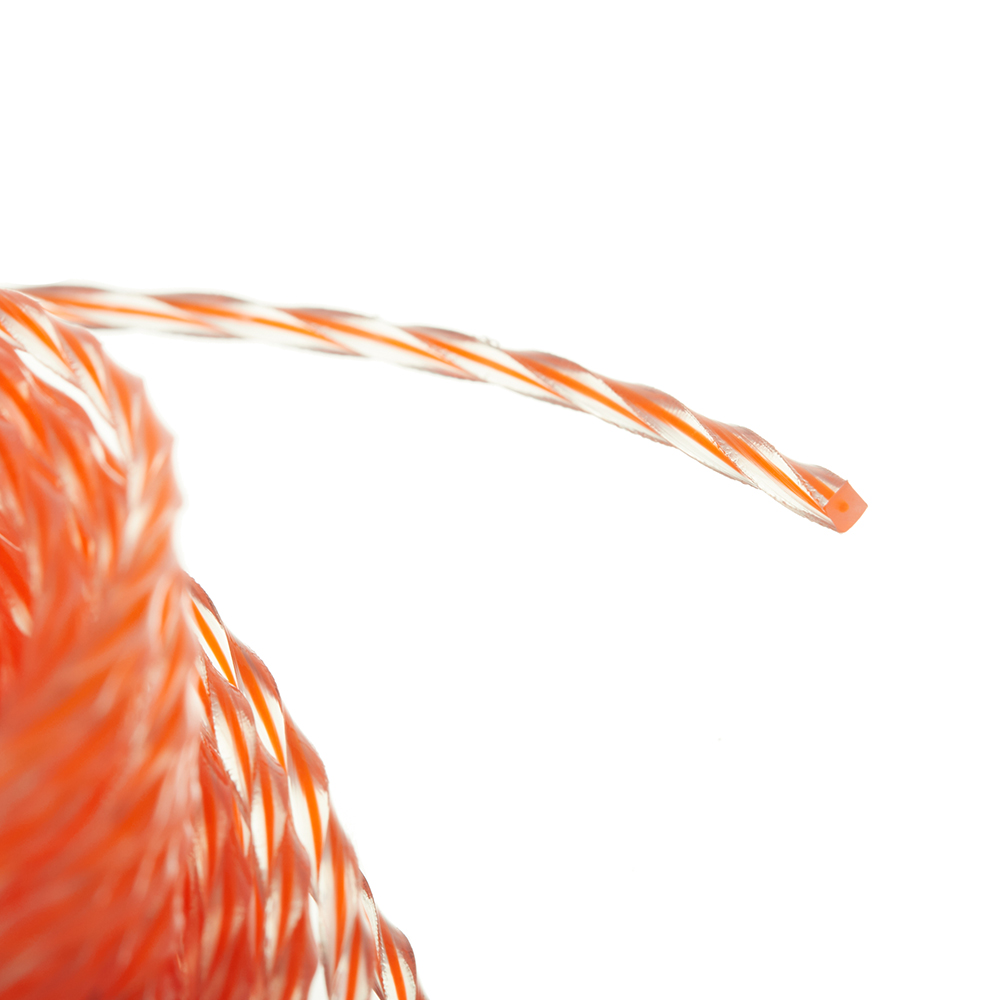 Леска для триммера Champion Square Twist DUO витой квадрат 3 мм х 28 м красная (C5060)