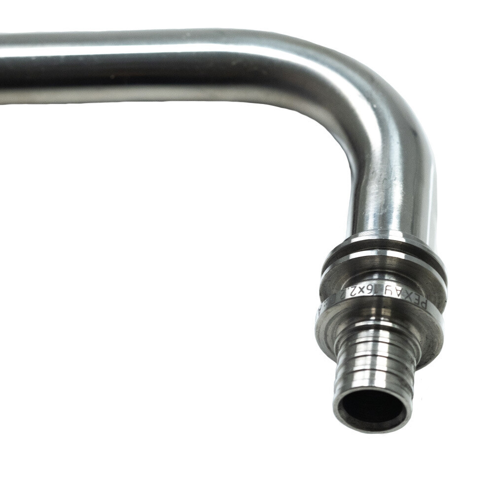 Трубка для радиатора Рехау 16 х 15 х 250 мм г-образная нержавеющая сталь (11096641002)