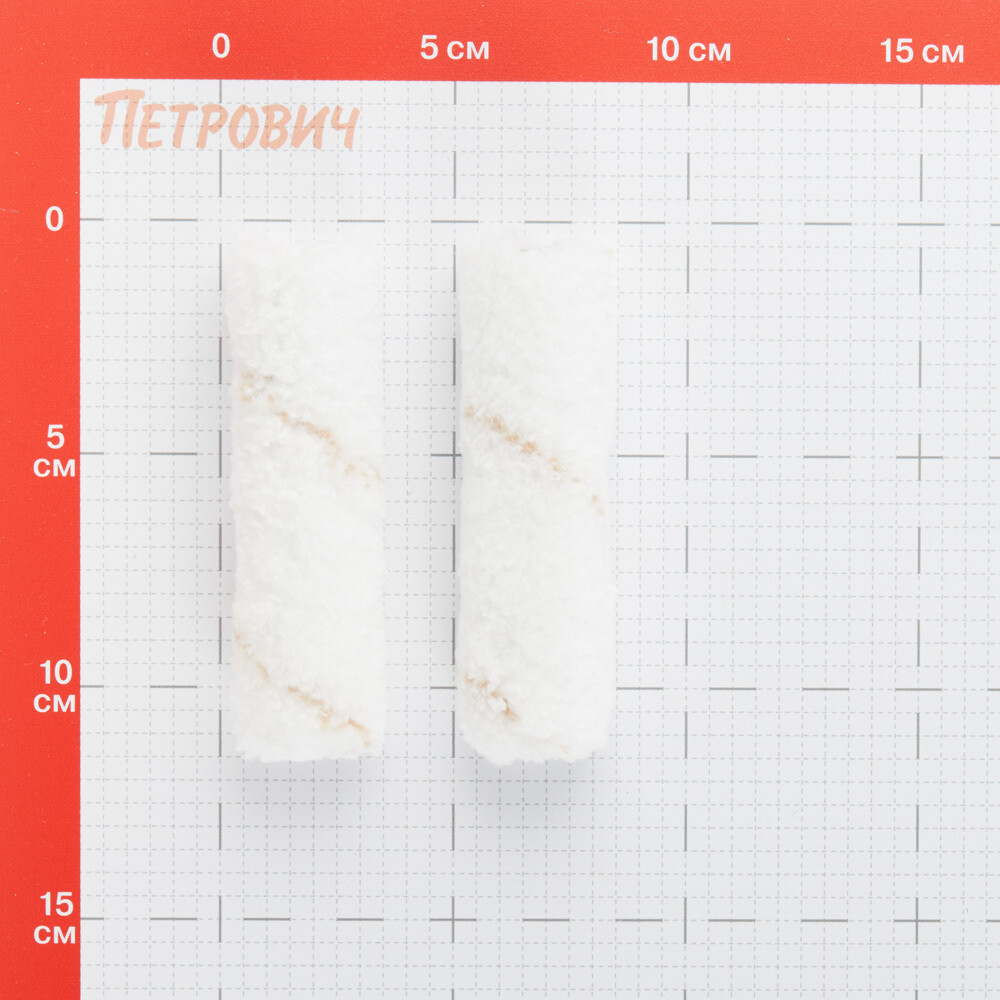 Валик микрофибра 100 мм стержень 6 мм d45 мм ворс 9 мм для водной основы без ручки Beorol Parquet (2 шт.)