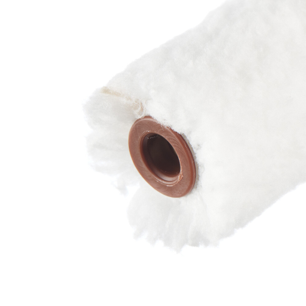 Валик микрофибра 100 мм стержень 6 мм d45 мм ворс 9 мм для водной основы без ручки Beorol Parquet (2 шт.)