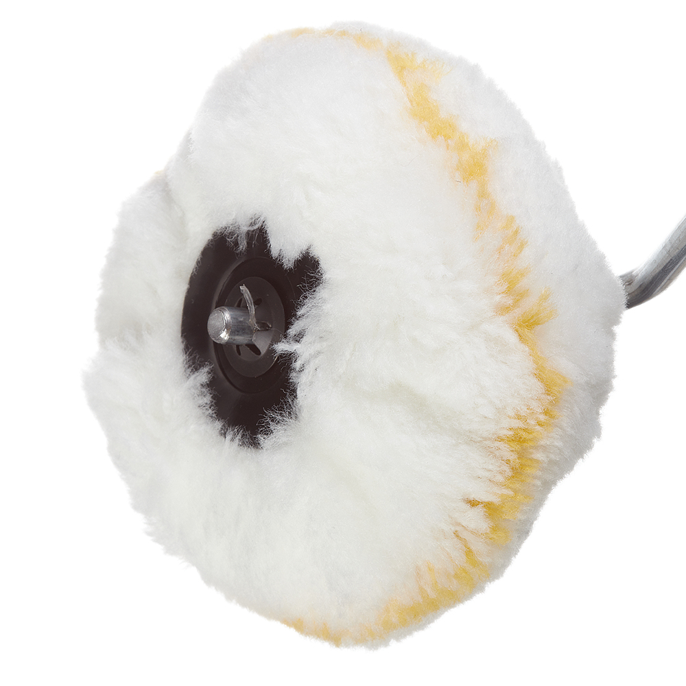 Валик полиамид 50 мм стержень 6 мм d50 мм ворс 12 мм для водной и алкидной основы с ручкой Hesler