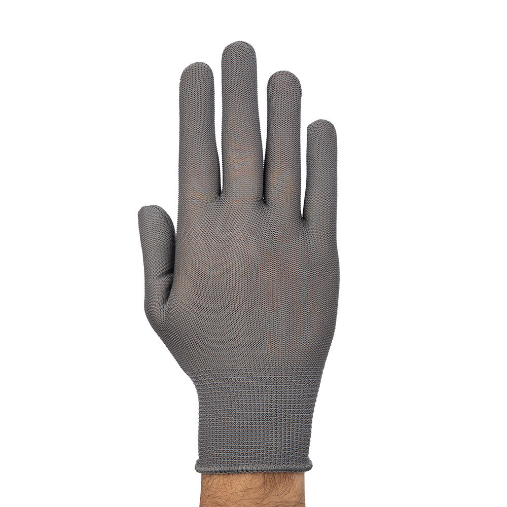 Перчатки полиэстеровые 2 нити с ПВХ покрытием тактильные ЛЭВ 9 (M)