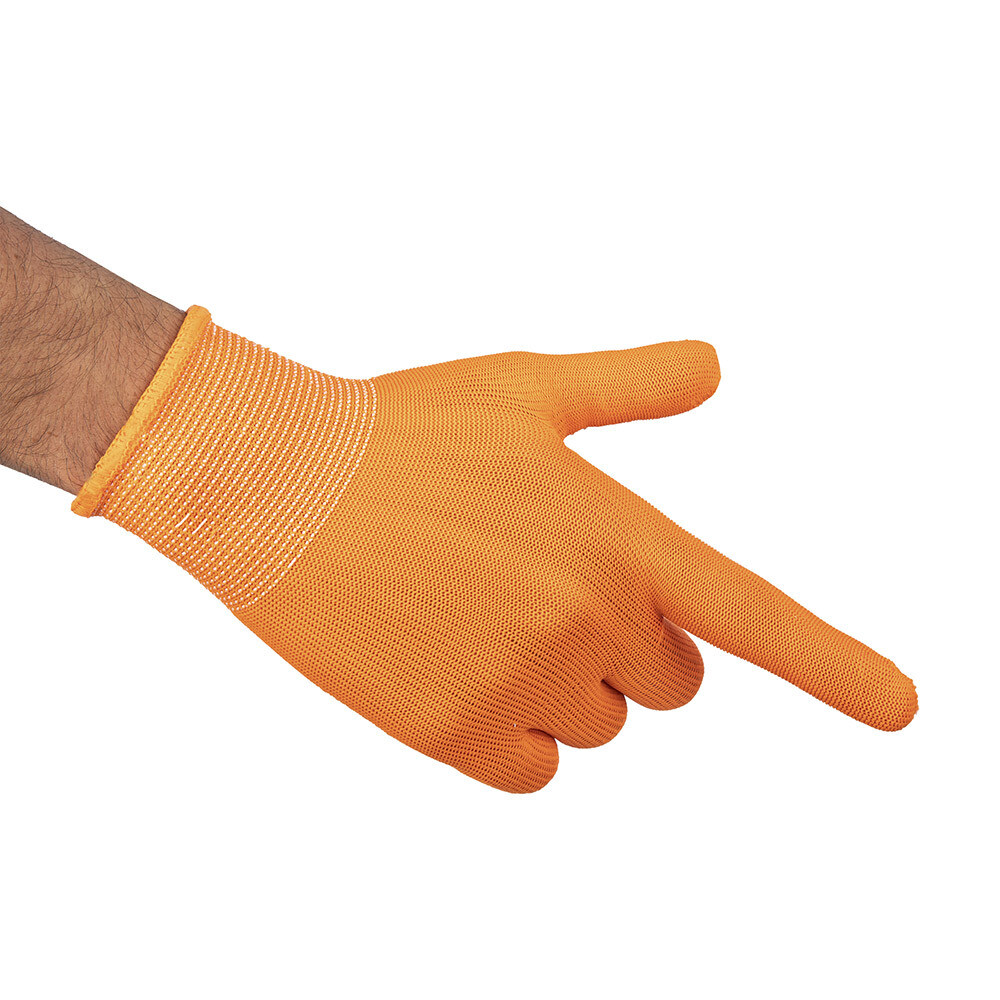 Перчатки полиэстеровые 2 нити с ПВХ покрытием тактильные ЛЭВ 9 (M)