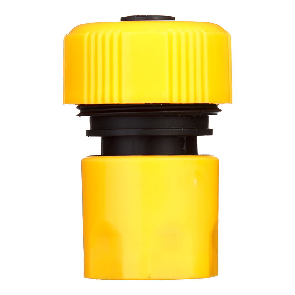 Соединитель 3/4 для поливочного шланга Вихрь пластиковый с аквастопом (73/7/2/18)