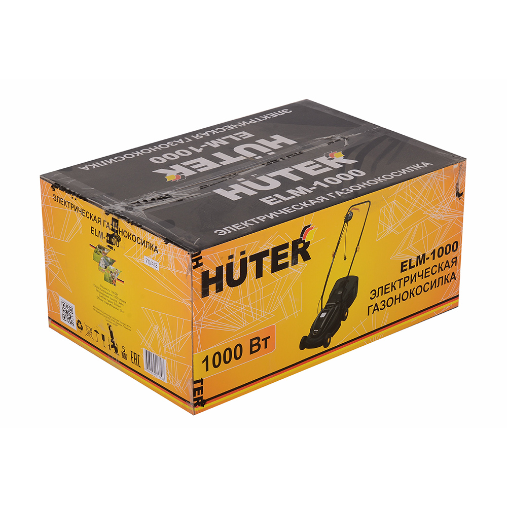 Газонокосилка электрическая Huter ELM-1000 1000 Вт (70/4/3)