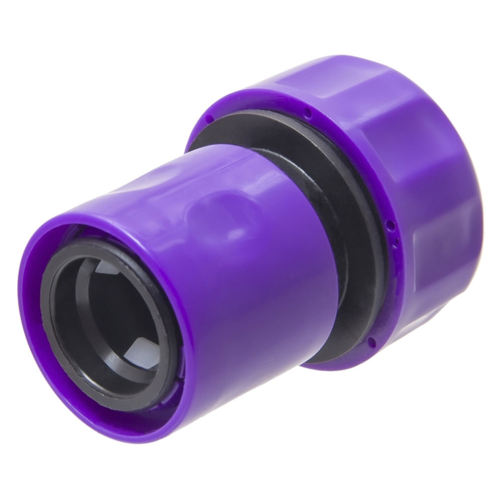 Соединитель 3/4 для поливочного шланга MasterProf пластиковый с аквастопом (ДС.070888)