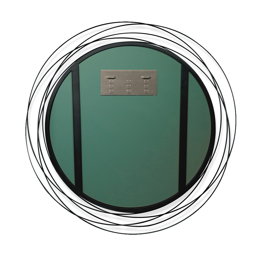 Зеркало настенное Castilla 600х600 мм черное