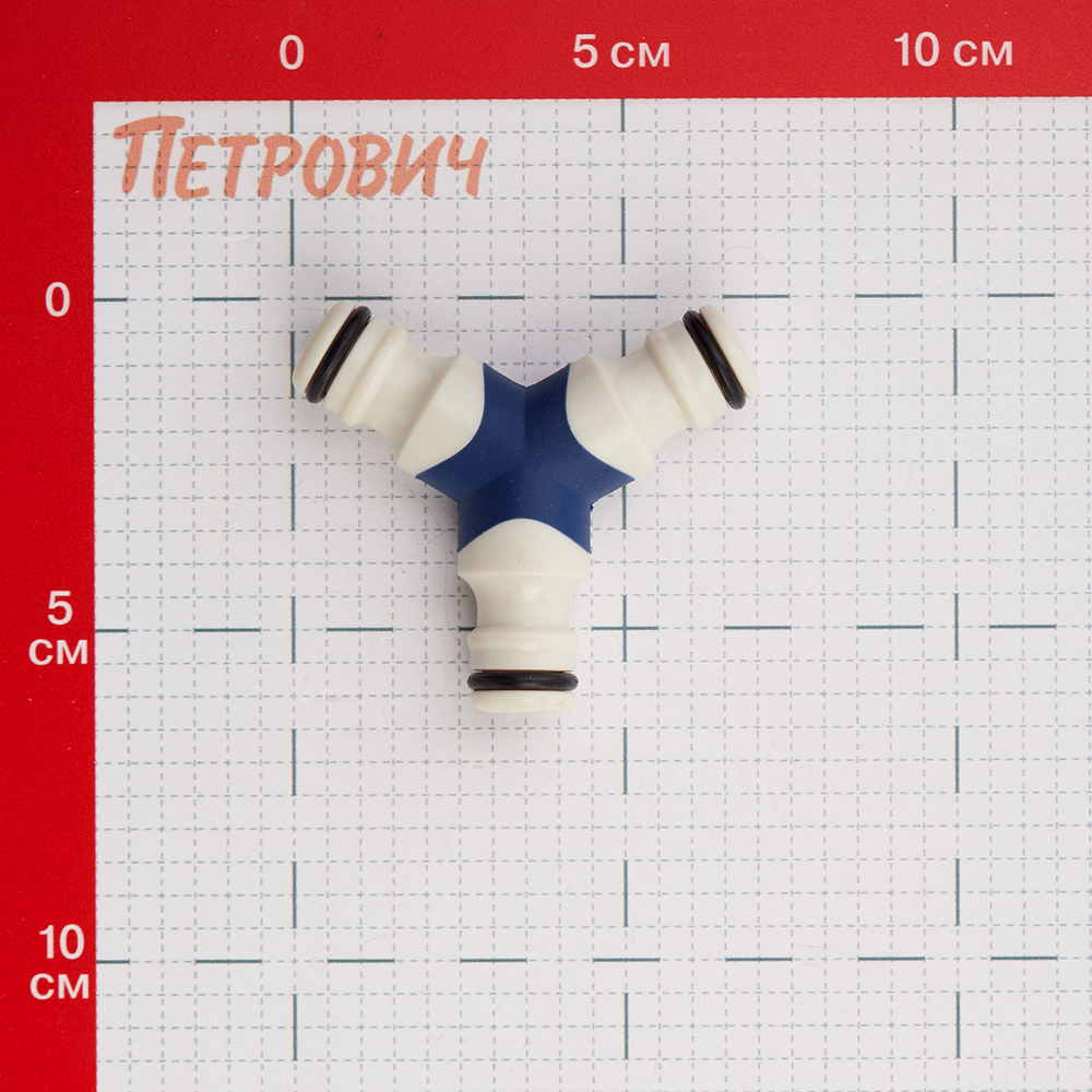 Штуцер 1/2 для соединения шлангов Green Apple пластиковый (Б0003121)
