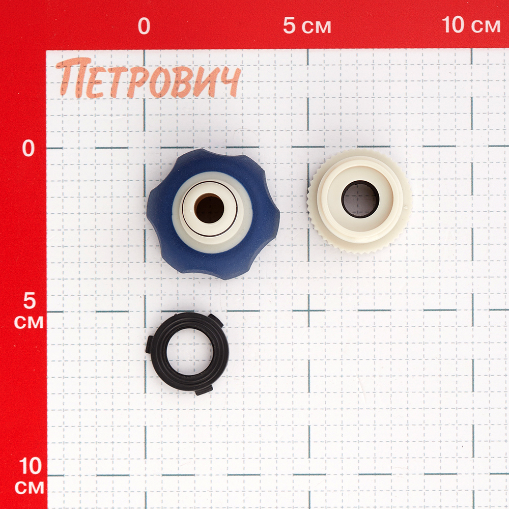 Штуцер 1/2-3/4 для подключения шланга с краном Green Apple внутренняя резьба пластиковый (Б0003114)