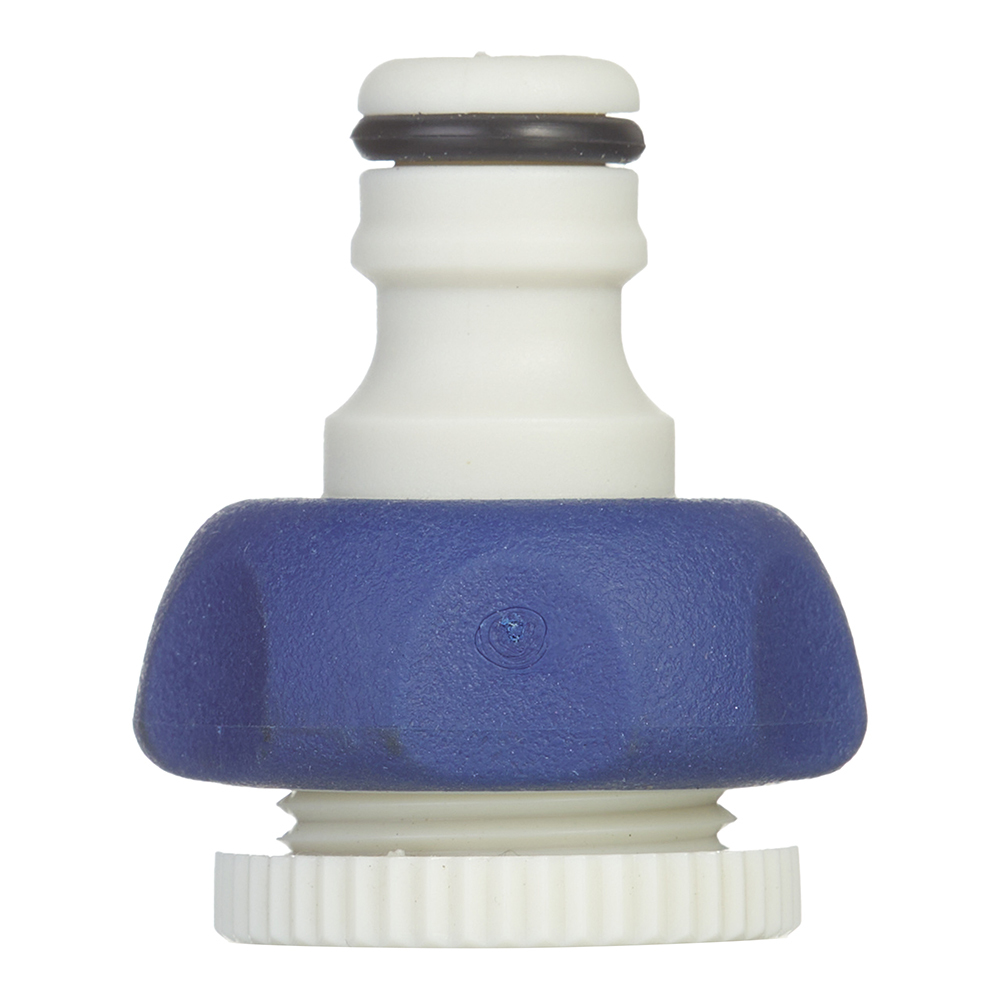 Штуцер 1/2-3/4 для подключения шланга с краном Green Apple внутренняя резьба пластиковый (Б0003114)