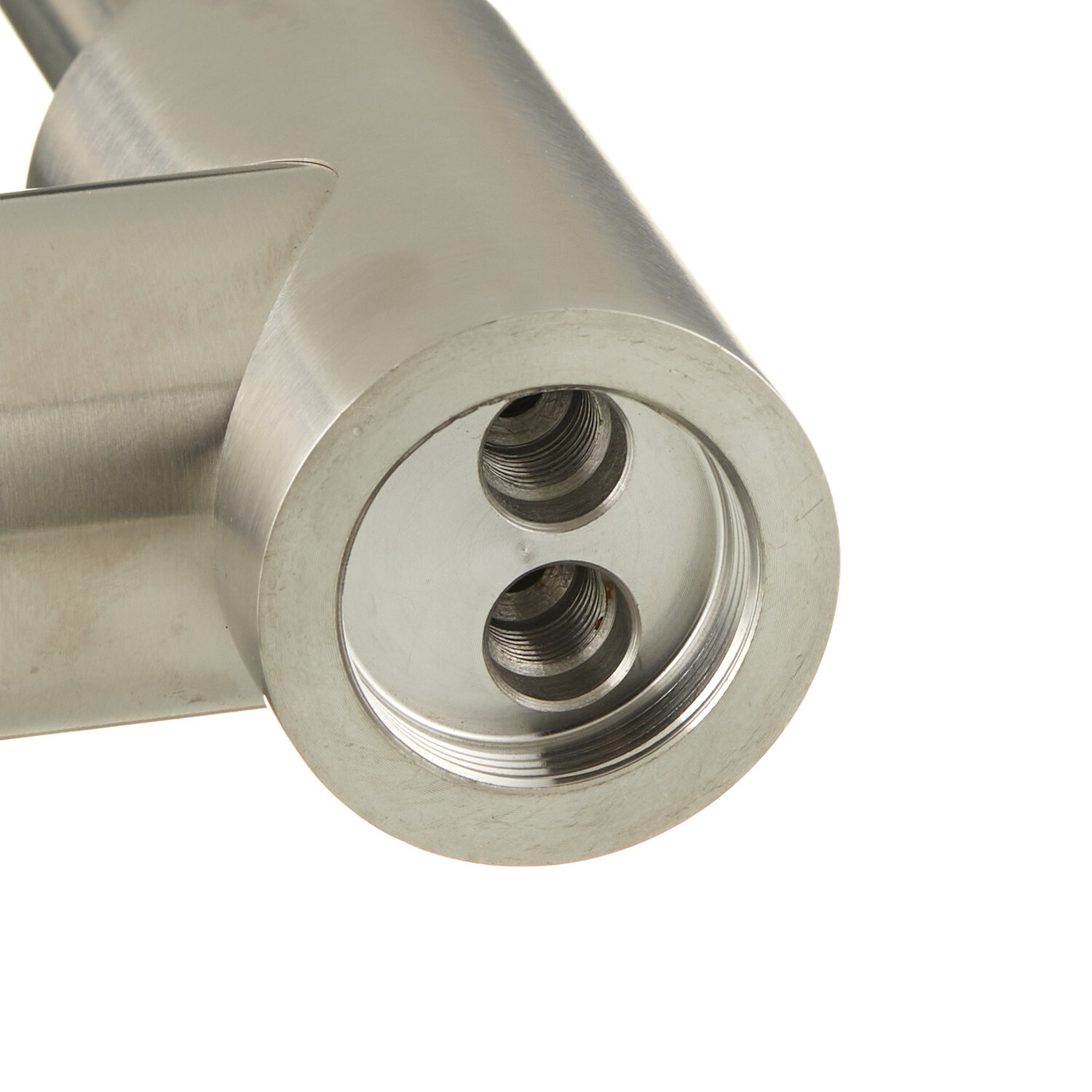 Смеситель для кухни и раковины Corsa Deco TS нержавеющая сталь с поворотным изливом однорычажный (FKTS)