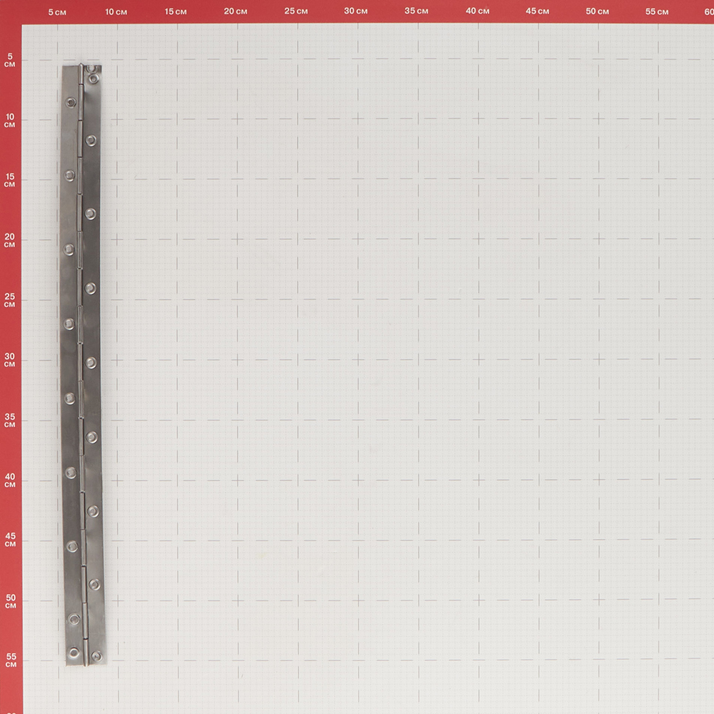 Петля рояльная без покрытия 500 мм