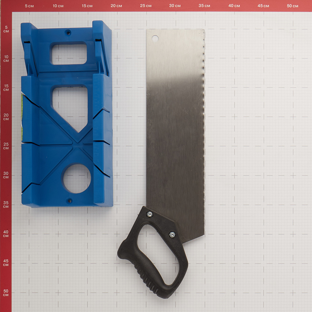 Стусло Сибртех (22536) пластиковое с пилой 350х100 мм