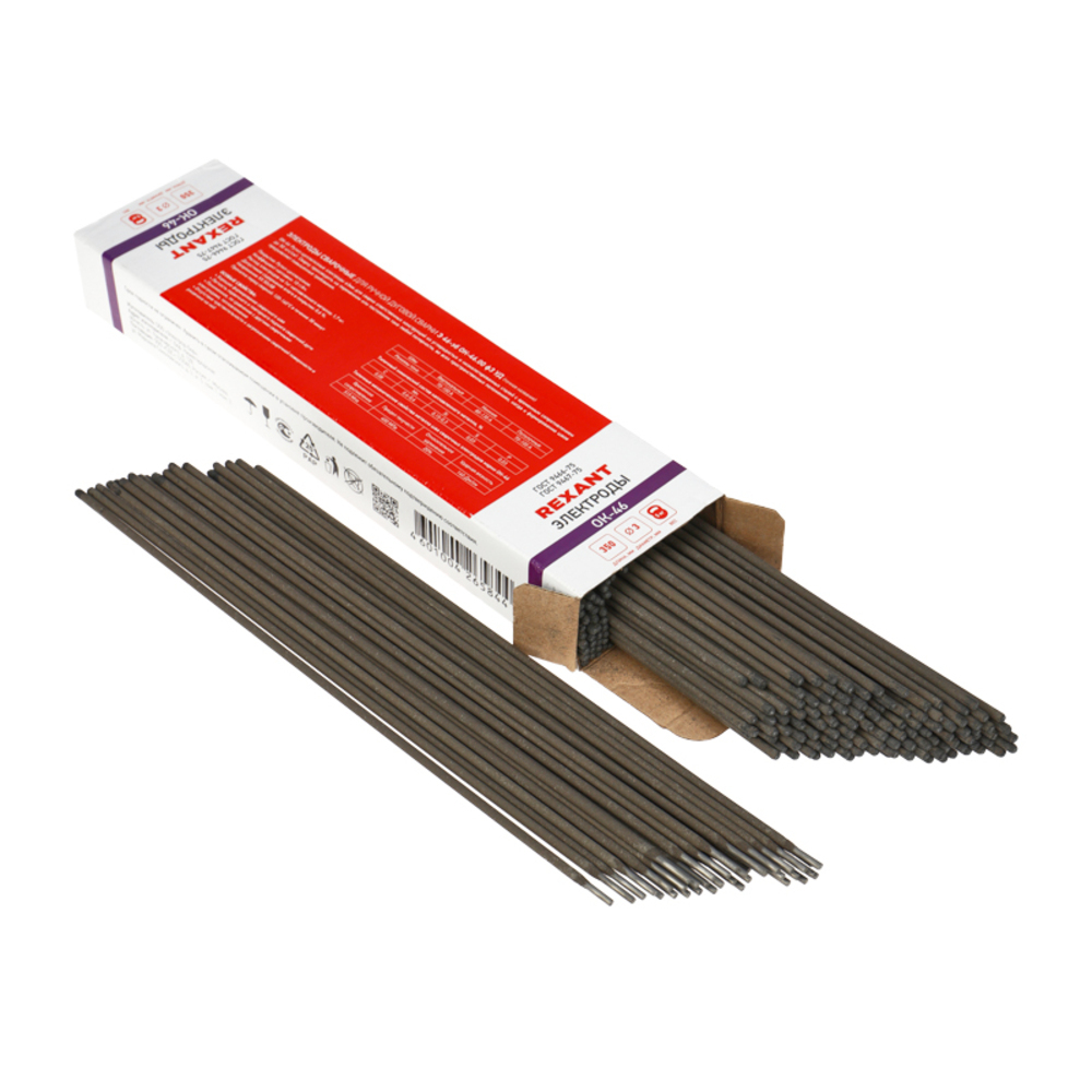Сварочные электроды Rexant ОК-46 d3 мм 5 кг (11-0970)