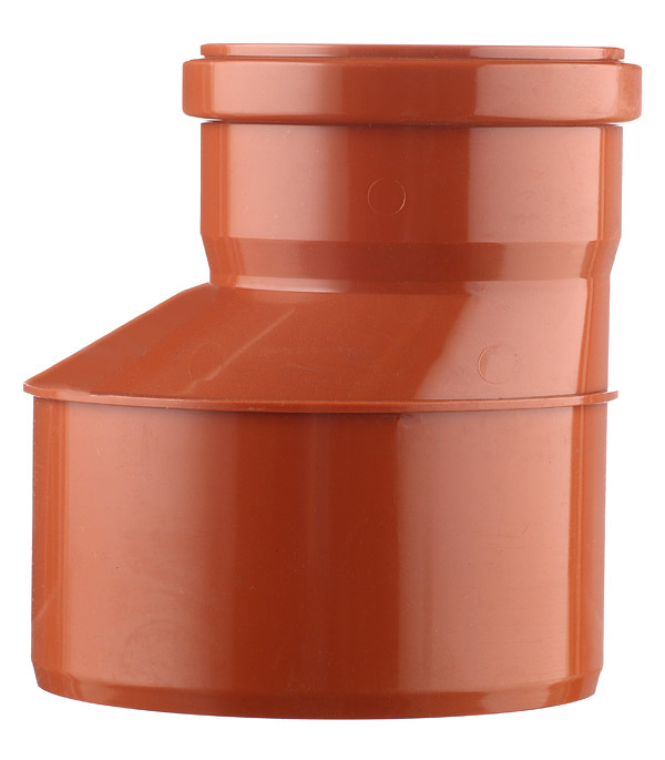 Переходник Ostendorf KGR d160х110 мм пластиковый эксцентрический для наружной канализации (222709)