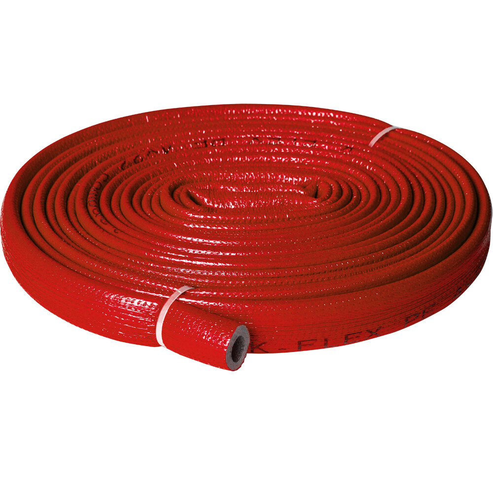 Теплоизоляция для труб K-FLEX ПЭ 18х6 мм бухта 10 м красная