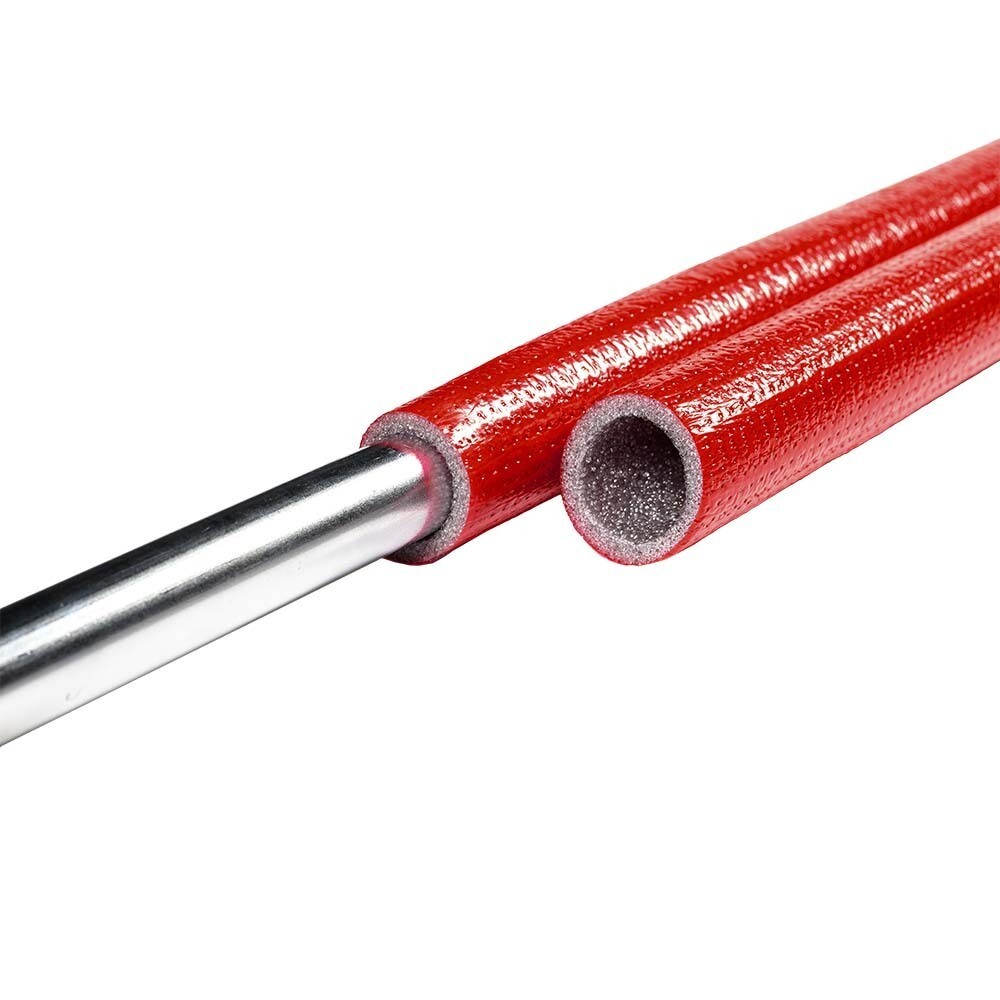 Теплоизоляция для труб K-FLEX ПЭ 28х6 мм бухта 10 м красная