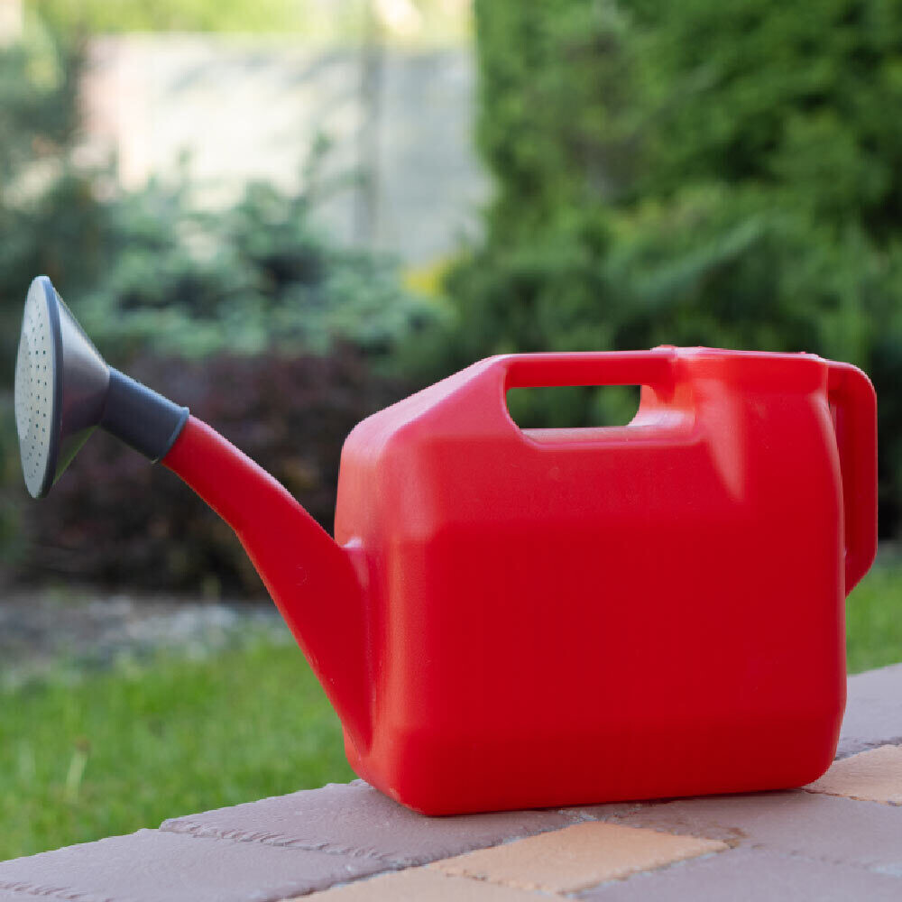 Лейка садовая Radivas 10 л пластиковая с горловиной красная
