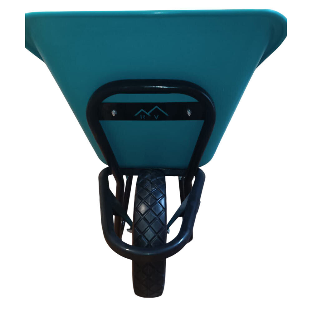 Тачка садово-строительная одноколесная РВ Пласт 120 л 180 кг ударопрочная усиленная морозостойкая (273)